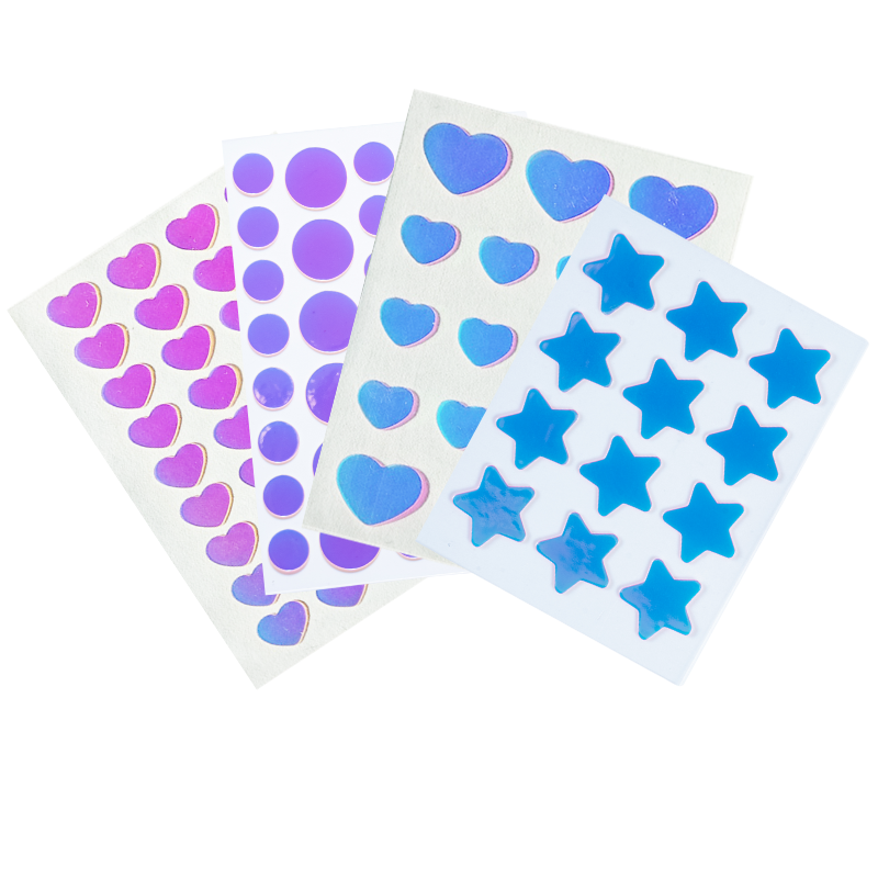 Dazzle Colorful / Laser / Holographic Hydrocolloid Acne Paiste Pimple